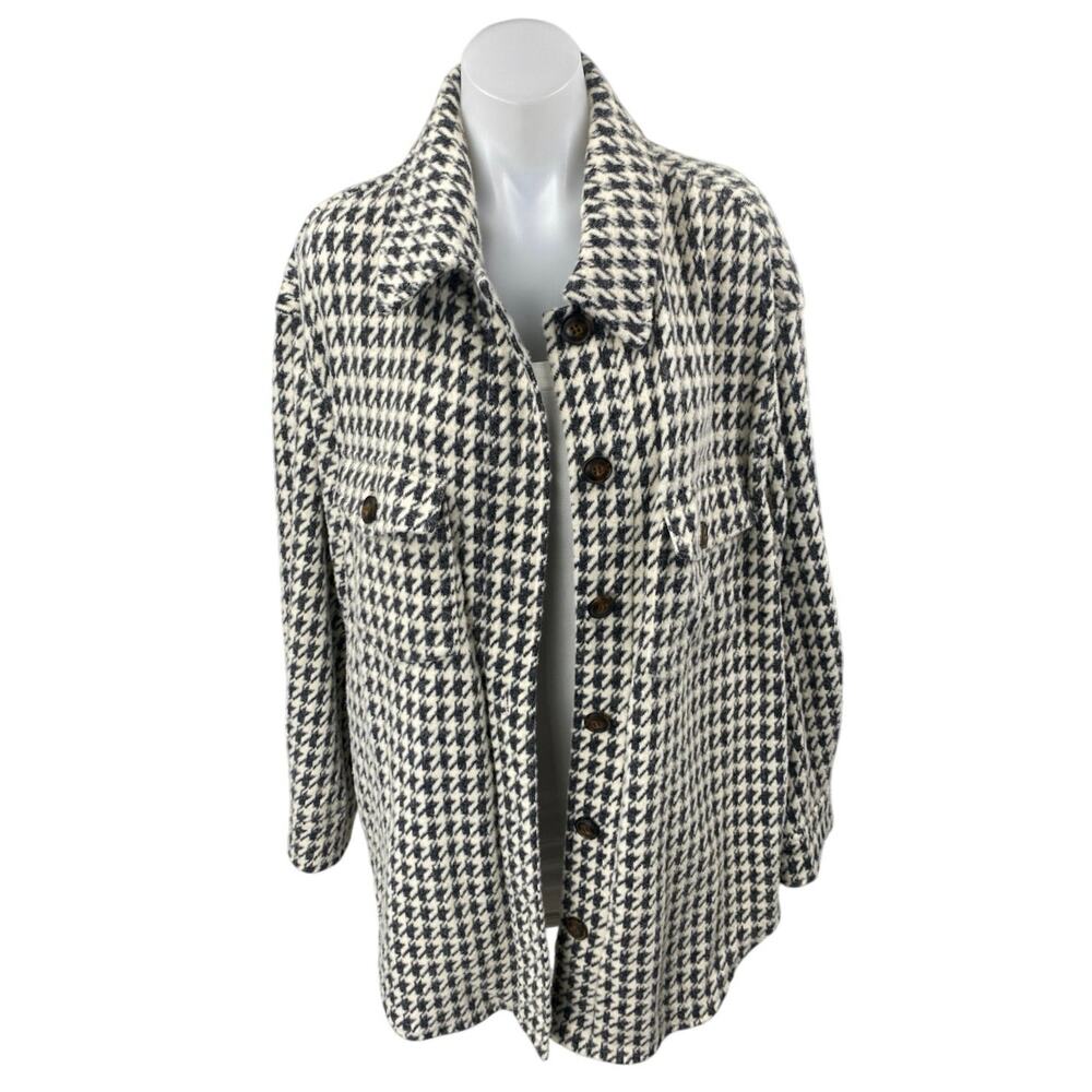 Greylin Black and White Houndstooth Jacket